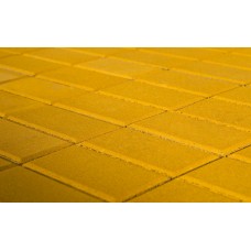 Плитка тротуарная BR Прямоугольник желтый 40мм