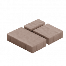 Тротуарная плитка СТАРЫЙ ГОРОД  2СГ5Ф, бежевый