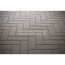 Тротуарная плитка Паркет "Серый", 60 мм