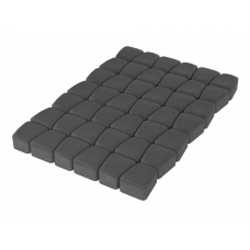 Тротуарная плитка Классико «Черный» 60 мм