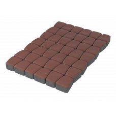 Тротуарная плитка Классико «Бордо» 60 мм