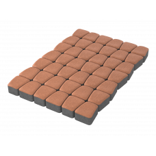 Тротуарная плитка Классико «Капучино» 60 мм