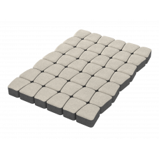 Тротуарная плитка Классико «Белый» 60 мм