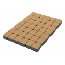 Тротуарная плитка Классико «Желтый» 60 мм