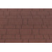 Тротуарная плитка Микс Сити «Бордовый» 60 мм