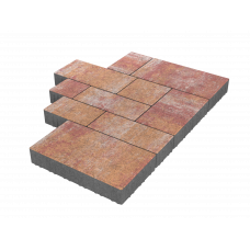 Тротуарная плитка Микс Сити «Санрайз» 60 мм