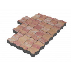 Тротуарная плитка Волна «Санрайз» 60 мм