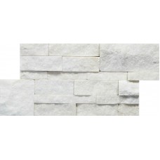 Мозаика из камня кварцит белый, 3D панели Модерн
