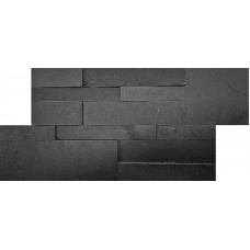 Мозаика из камня сланец черный, 3D панели Модерн